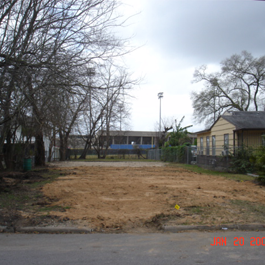 Empty Lot After a House Was Torn Down