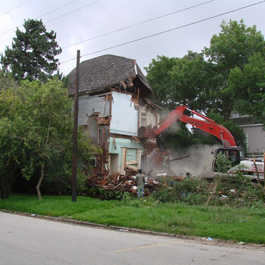 House Being Torn Down